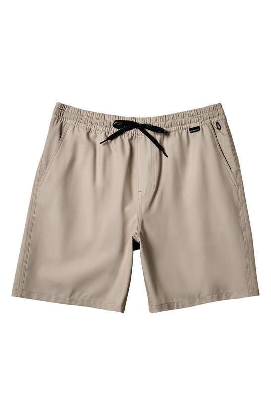 Quiksilver Kids' Taxer Amphibian Board Shorts In Plaza Taupe