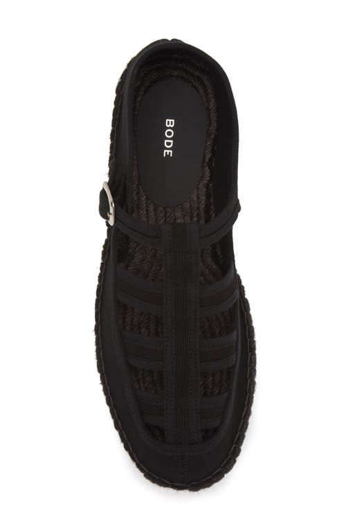 Shop Bode Peggy Espadrille In Black