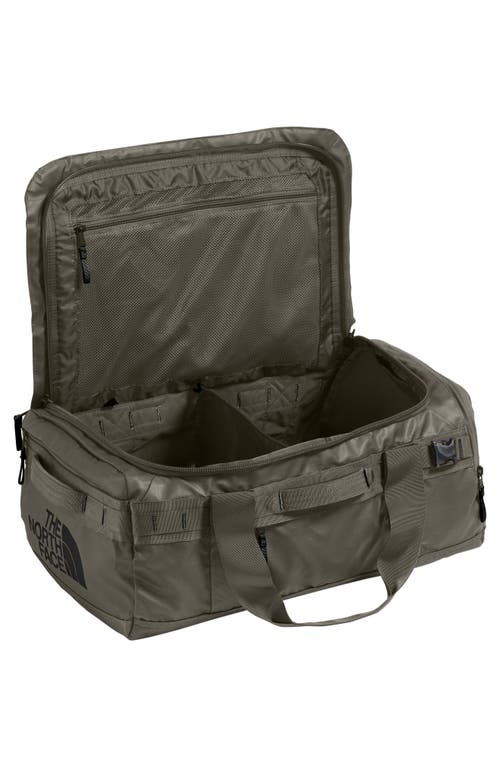 Shop The North Face Base Camp Voyager 42l Duffle Backpack In New Taupe Green/tnf Black-npf