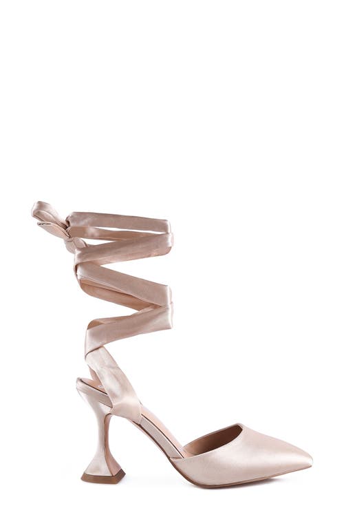 London Rag Fonda Lace-up Pump In Latte