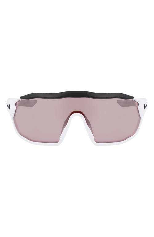 Nike Show X Rush Shield-frame Sunglasses In Brown