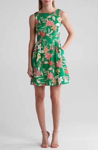 Vince Camuto Floral Sleeveless Fit Flare Dress Nordstromrack