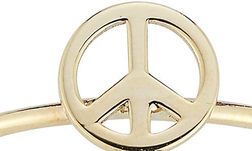 Ember Fine Jewelry 14k Gold Peace Ring In Gold