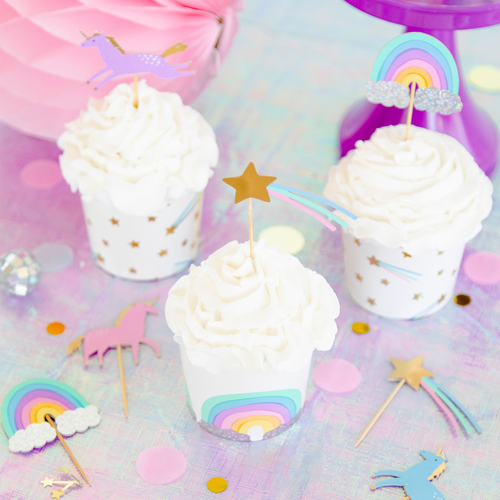 Shop Daydream Society Party Themed Cupcake Decorating Kits In Unicorn