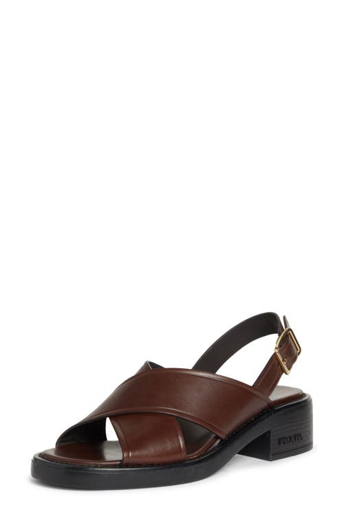 PRADA PRADA SANDALI BLOCK HEEL SANDAL