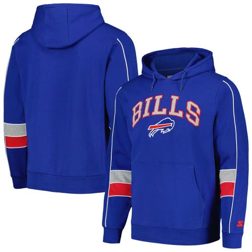 Men's Starter Gray New York Giants Locker Room Throwback End Zone Pullover  Sweatshirt