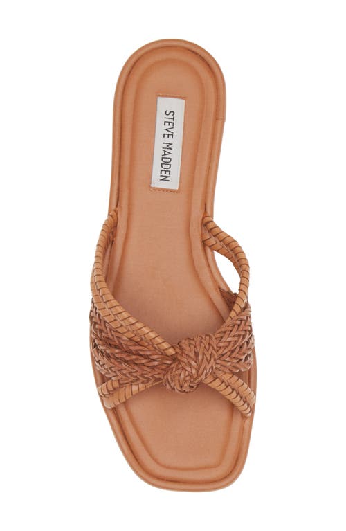 Shop Steve Madden Kandace Slide Sandal In Cognac