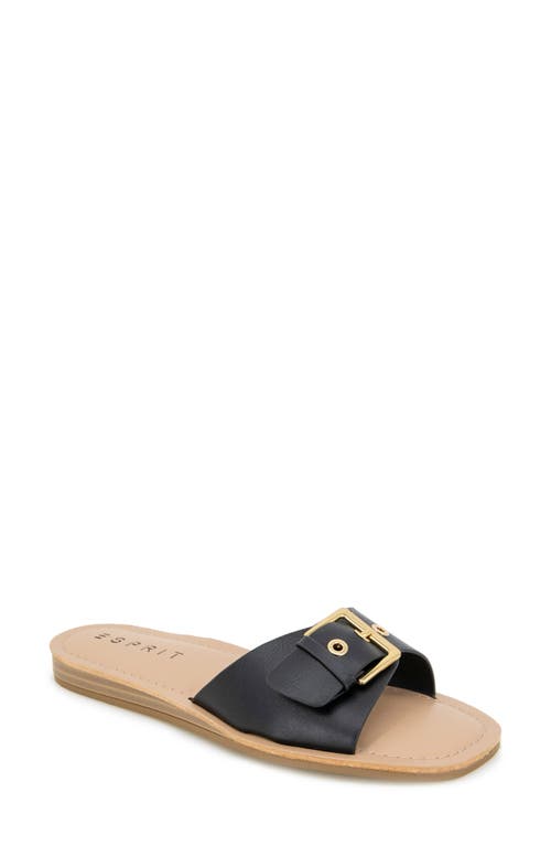 Shop Esprit Lily Slide Sandal In Black