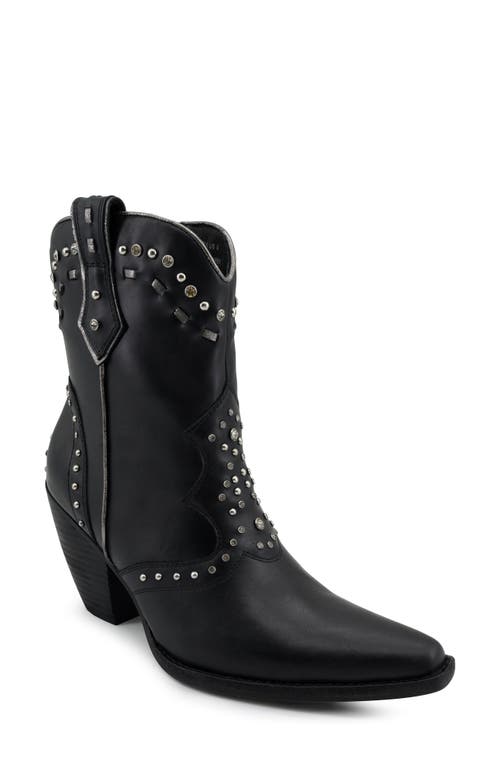 ZIGI Angola Studded Western Boot Leather at Nordstrom,
