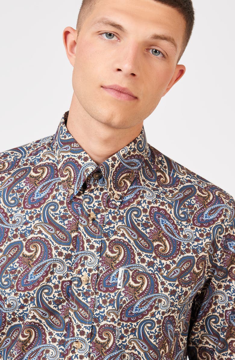 Ben Sherman Paisley Button-Down Shirt | Nordstrom