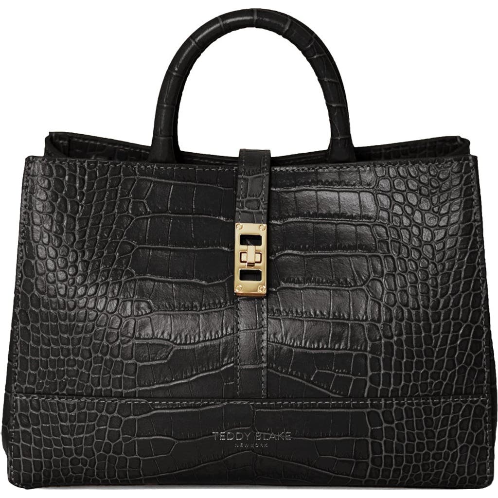 Teddy Blake Lola Croco 10" In Black