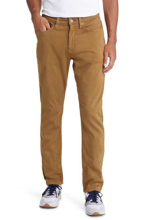 DUER No Sweat Relaxed Tapered Performance Pants in Tobacco