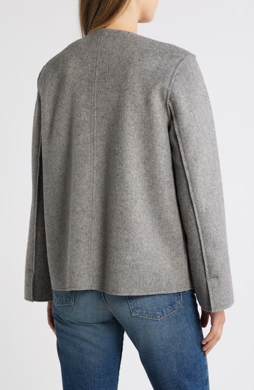 Wit & Wisdom Shoulder Dart Coat In Heather Graphite