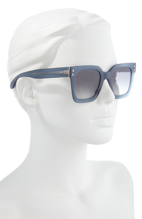 Shop Isabel Marant 51mm Square Sunglasses In Blue/grey Shaded