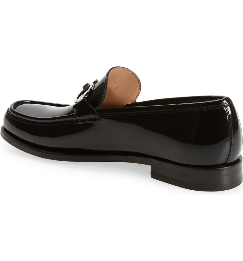 Gancini Patent Leather Loafer