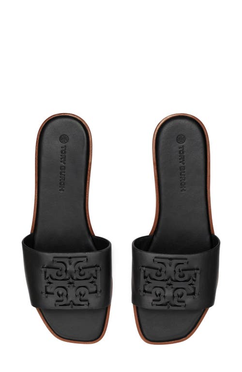 Shop Tory Burch Ines Slide Sandal In Perfect Black/perfect Black