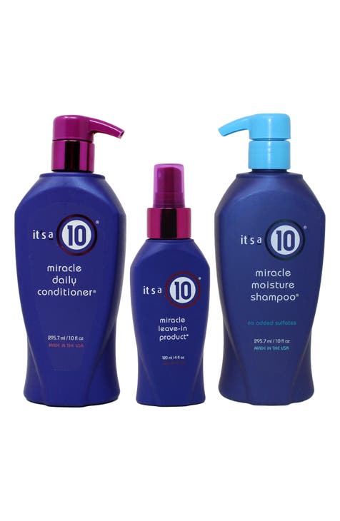It's A 10- Miracle Shampoo Plus Keratin 33.8 oz & Deep Conditioner 17.5 oz  Set