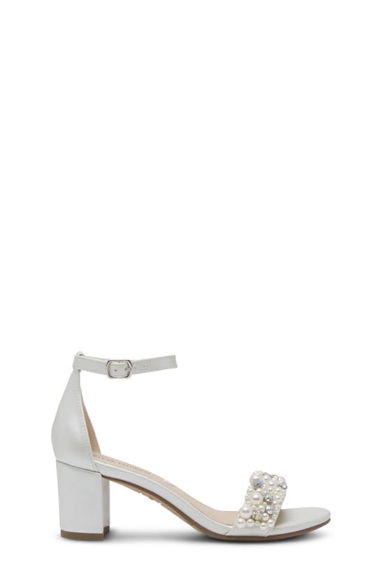 Shop Steve Madden Jcarrson Ankle Strap Sandal In Pearl