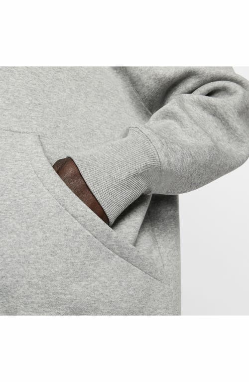 Nike Women's  Sportswear Phoenix Fleece Oversized Pullover Hoodie In Dk Grey Heather/sail