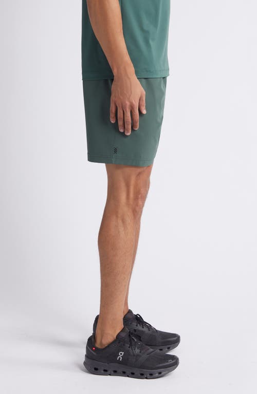 Shop Rhone Essentials 7-inch Gym Shorts In Jungle Green