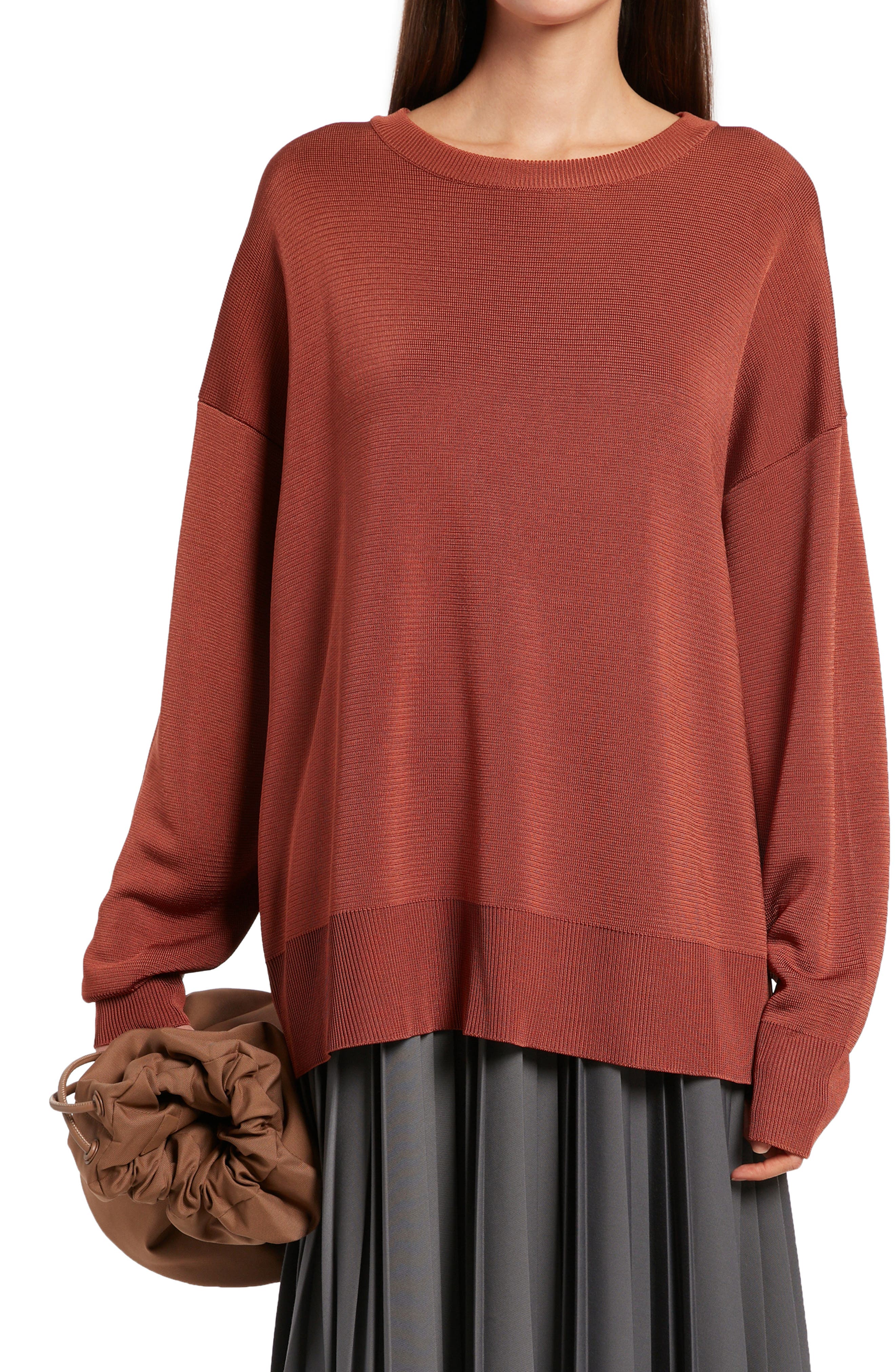 The Row Gabby Oversize Sweater in Paprika at Nordstrom, Size Small