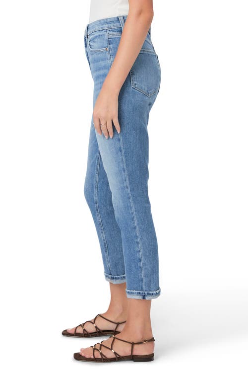 Shop Paige Brigitte Cuffed High Waist Crop Jeans In Viva