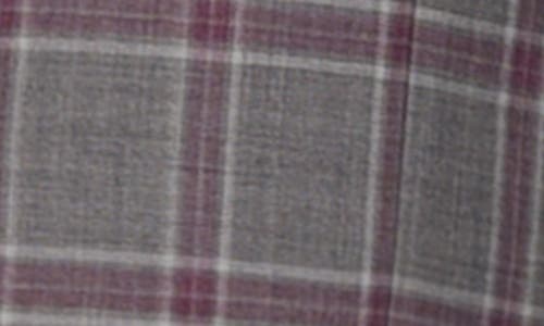 Cricketeer Plaid Wool Blend Blazer In Grey