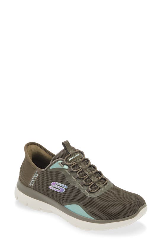 Skechers Hands Free Slip-in Sneaker In Olive