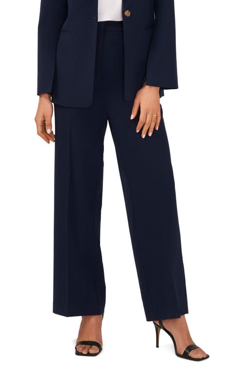 halogen(r) Elastic Back Wide Leg Trousers in Classic Navy
