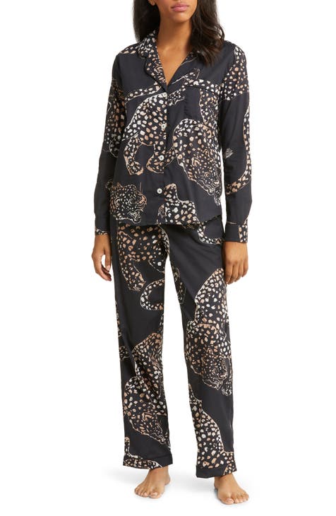 Women's :: Women's Sleepwear :: Pajamas :: 100% Lace Trim Black
