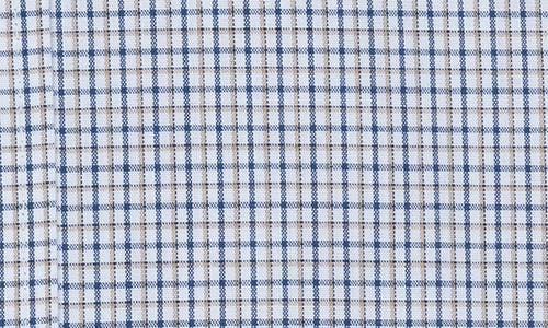 Original Penguin Mini Check Print Slim Fit Dress Shirt In Taupe