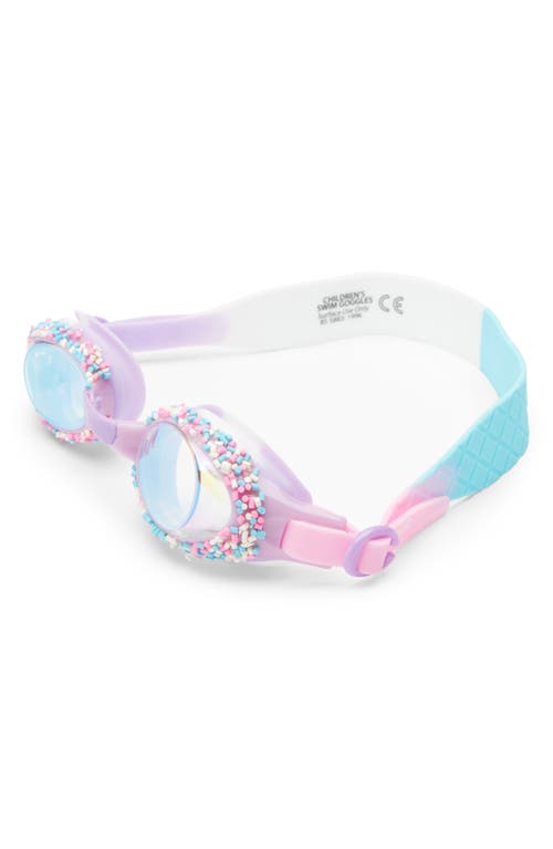 Shop Bling2o Kids' New Sprinkle Swim Goggles In Pink Purple