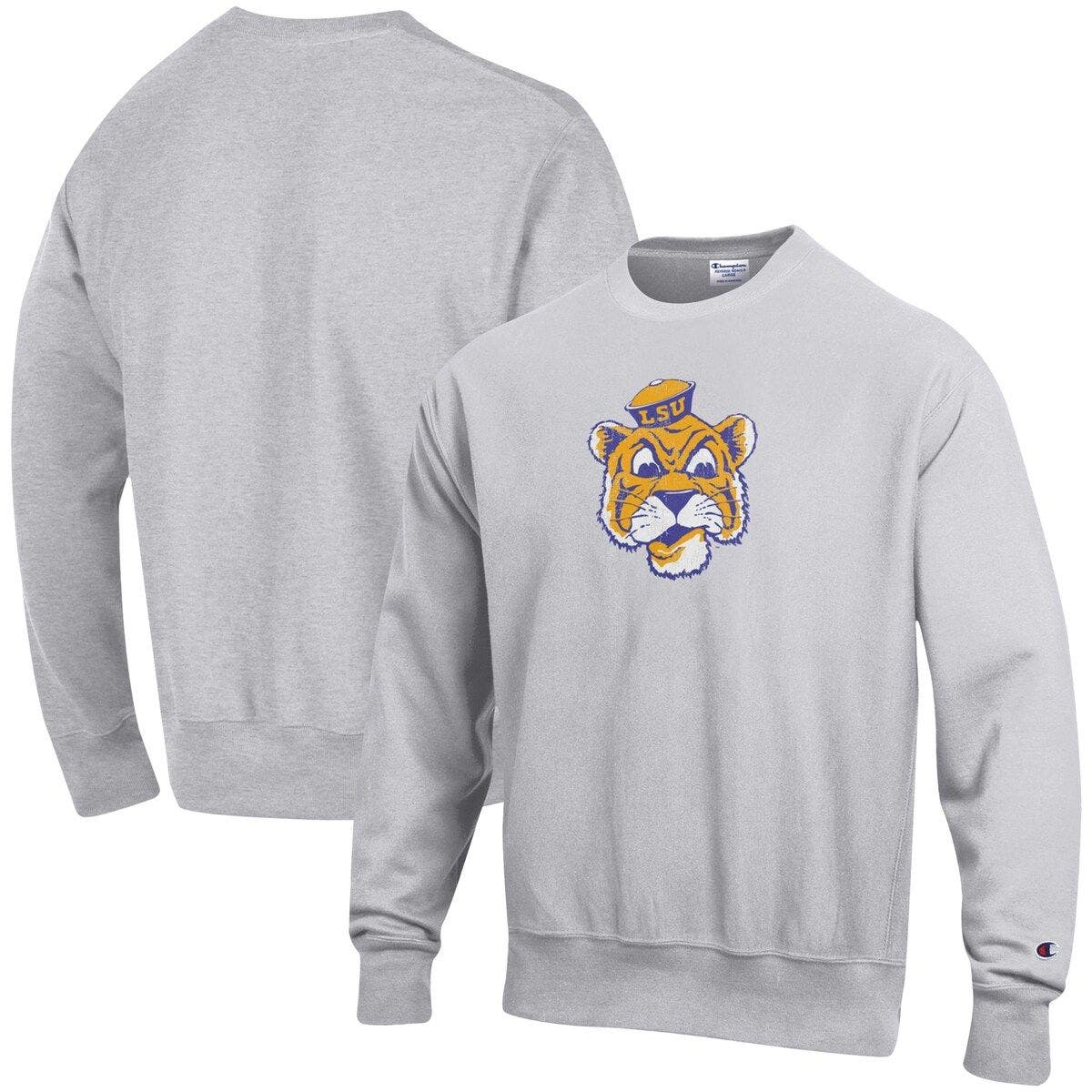 lsu champion crew sweatshirt