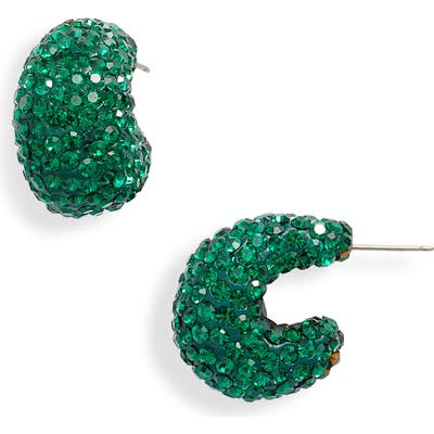 Kate Spade New York Clay Pave Huggie Hoop Earrings