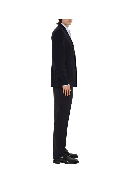 Burberry Classic Suit In Dark Navy