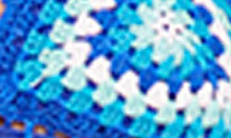 Capittana Cuba Blue Crochet Bikini Bottoms In Blue