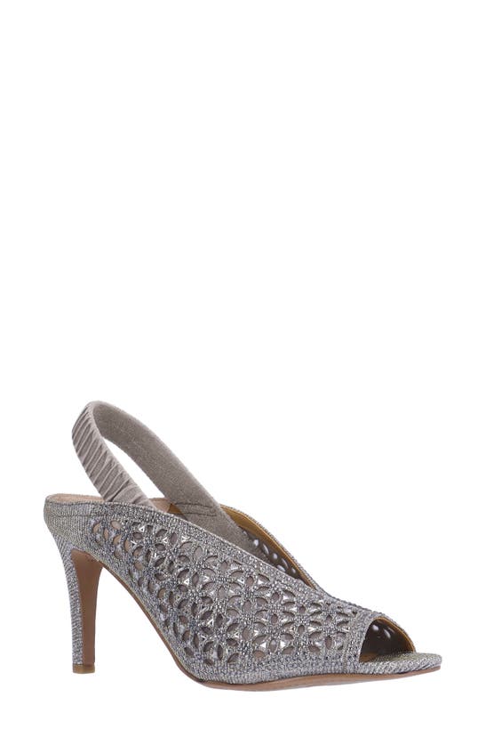 Shop J. Reneé Odila Slingback Sandal In Pewter