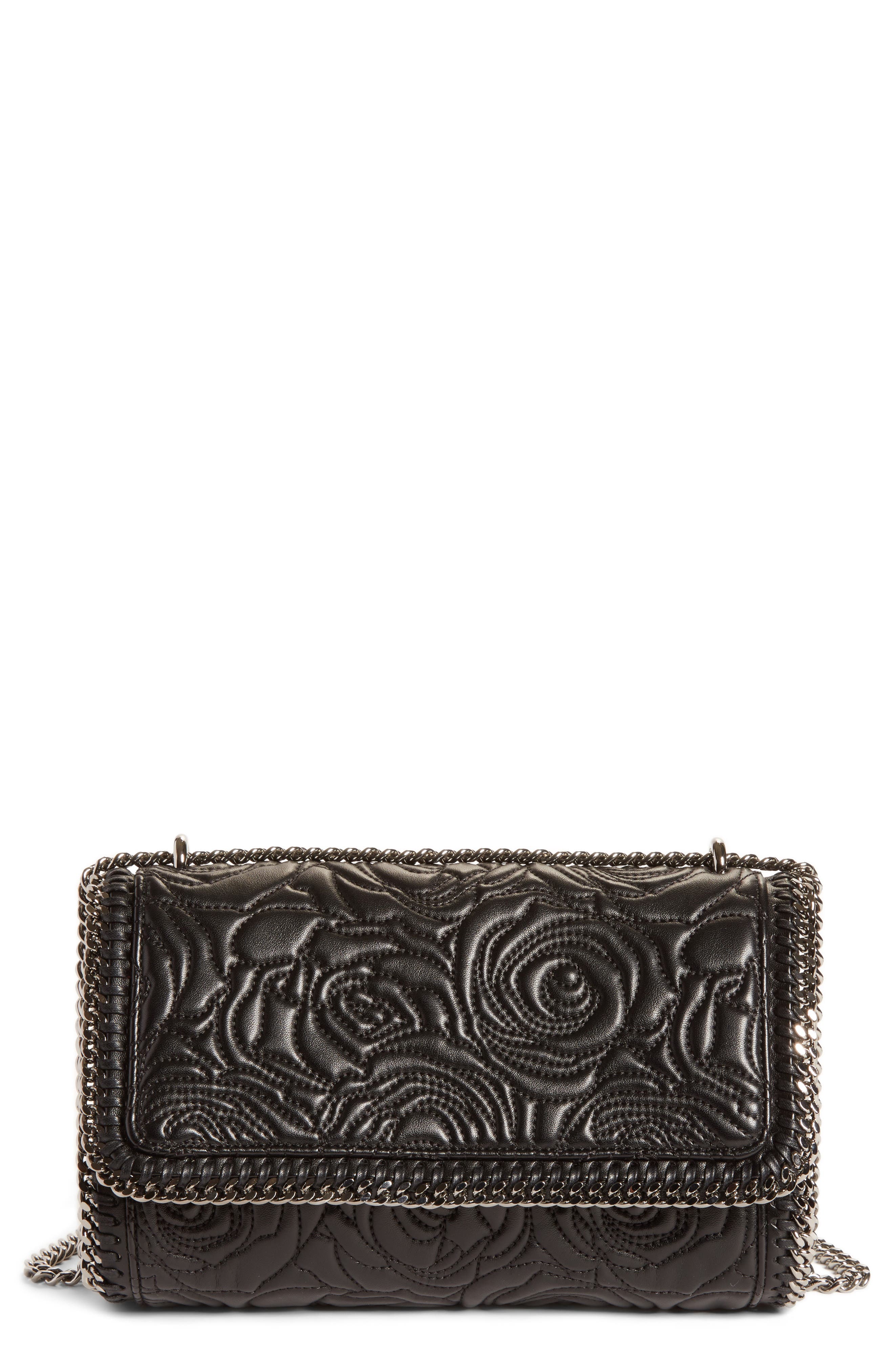 Stella McCartney Quilted Flowers Faux Leather Crossbody Bag Nordstrom