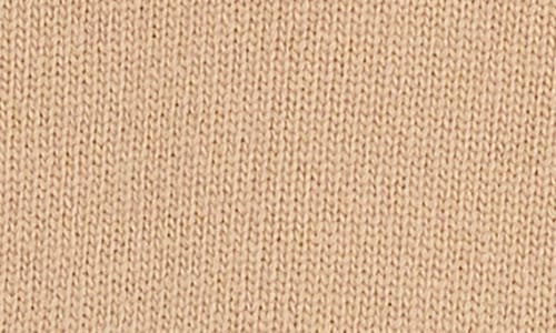 Shop Max Mara Weekend  Gabbia Virgin Wool Crewneck Sweater In Camel