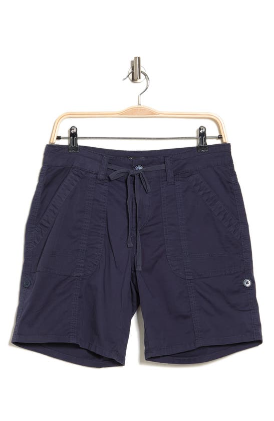 Supplies By Union Bay Marty Roll Up Shorts In Vintage Indigo