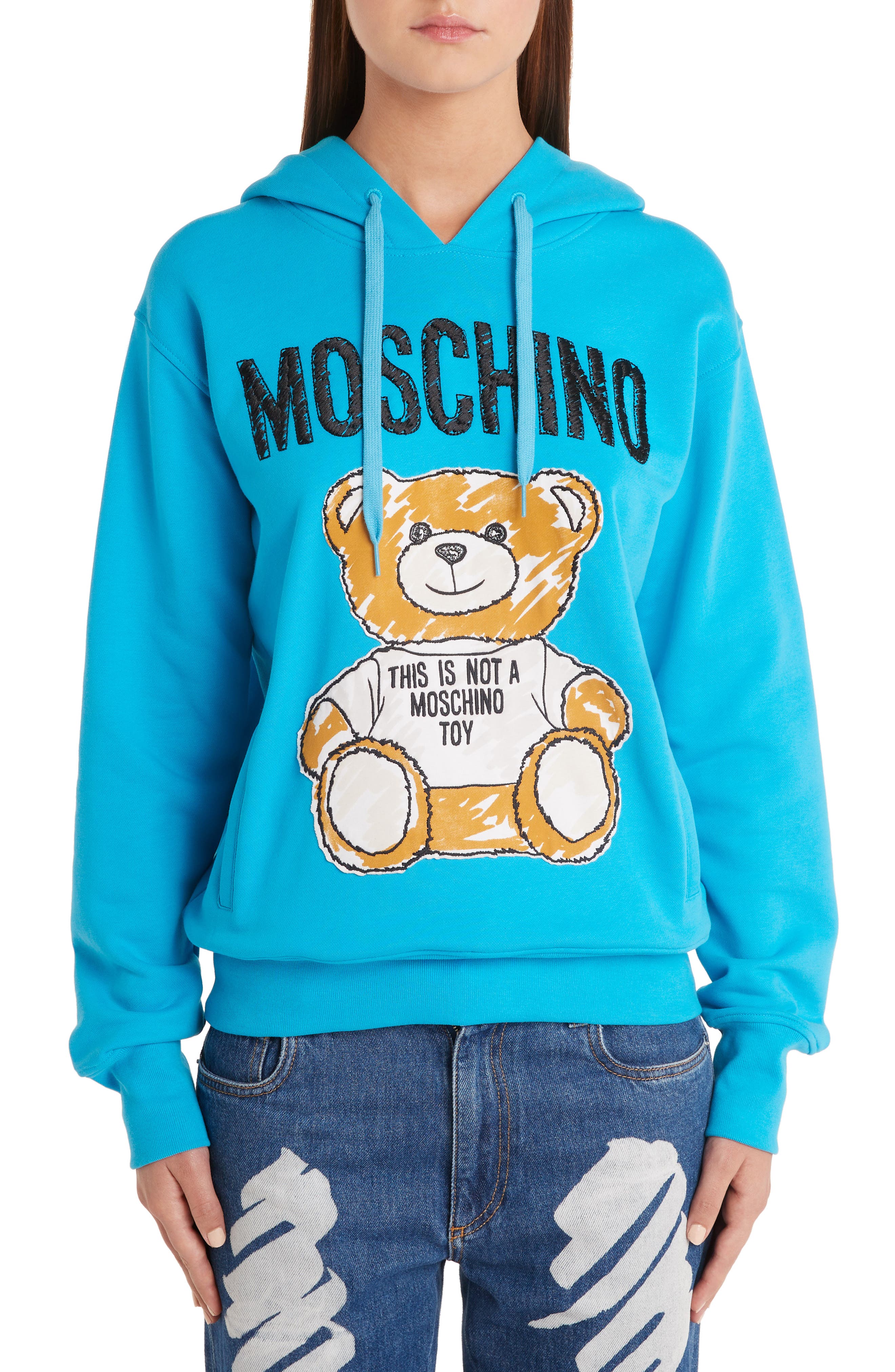 this is not a moschino toy hoodie