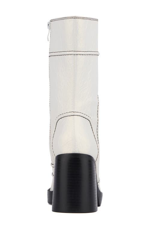 Olivia Miller Pisces Stitched Boot In White