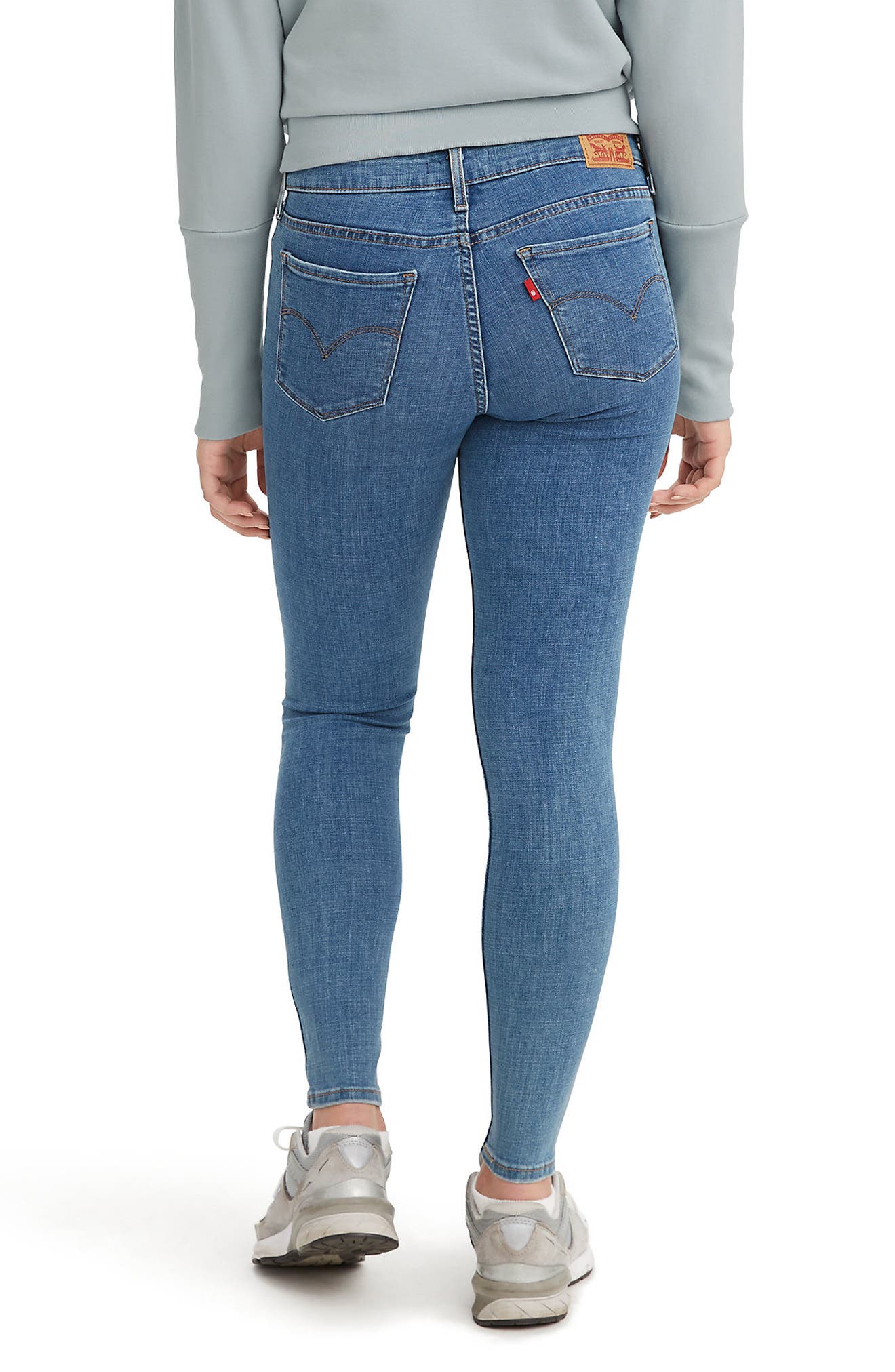 levi's 711 ripped jeans