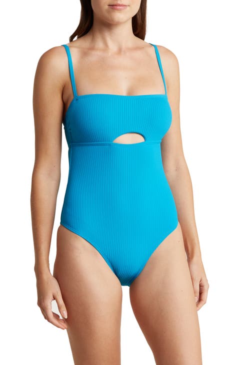 TROPIK Cotton Candy Ribbed One-piece Swimsuit - Cotton candy