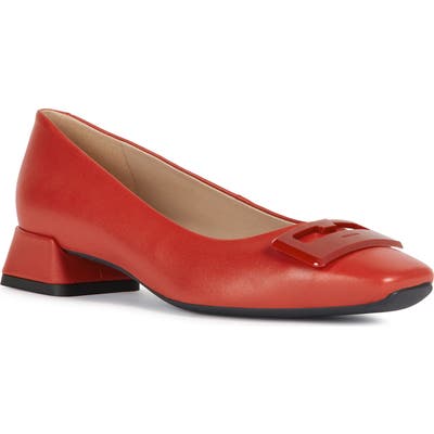 Geox Vivyanne Square Toe Loafer Pump