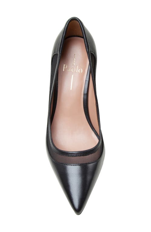Linea Paolo Perline Pointed Toe Pump In Black