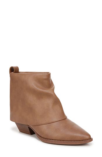 Zodiac Women's Malina Foldover Cuff Western Booties In Warm Taupe