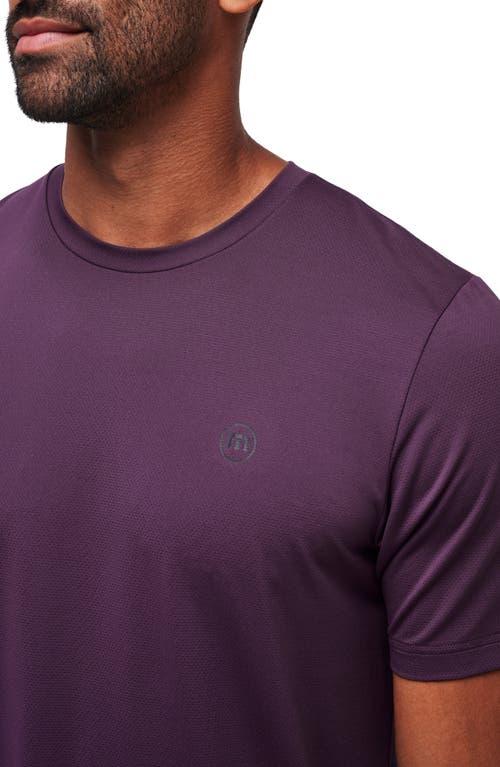 Shop Travismathew Scenic Vista Logo T-shirt In Plum