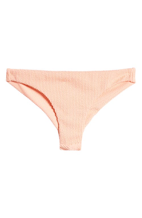 Shop Billabong Summer High Tanga Bikini Bottoms In Peach Tart