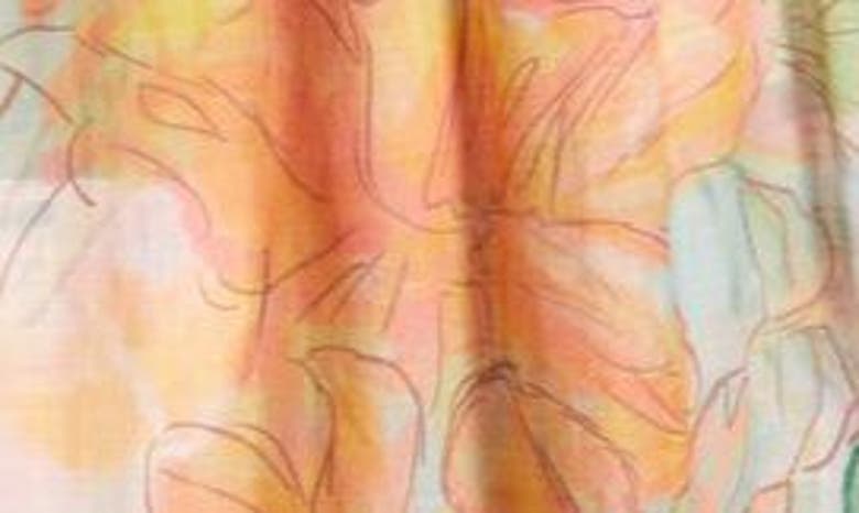Shop Rails Agatha Floral Tiered Cotton Maxi Skirt In Tropics